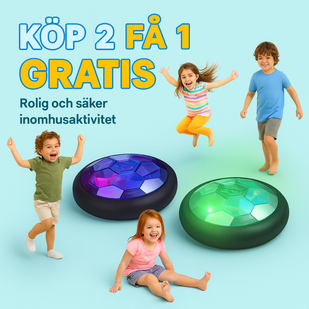 Svävbollen™- Lek fritt. Sväva säkert.