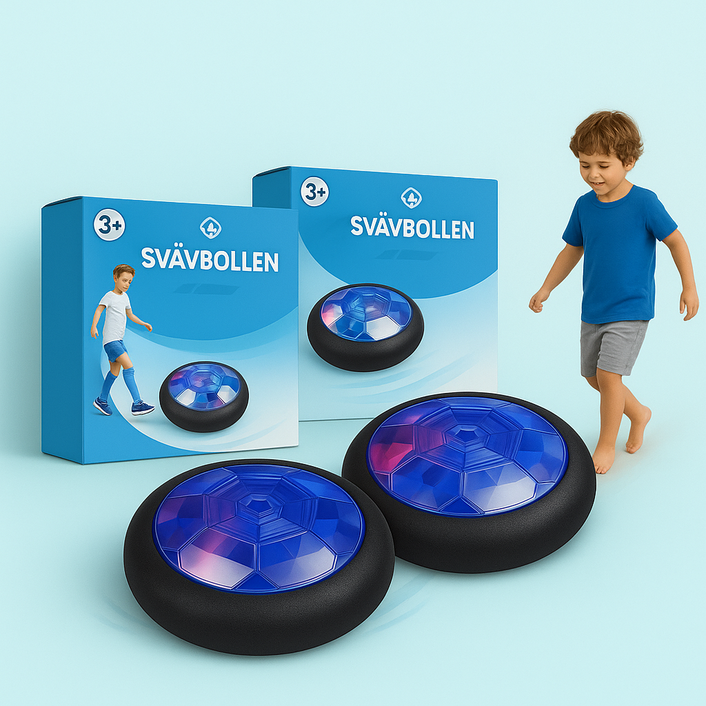 Svävbollen™- Lek fritt. Sväva säkert.
